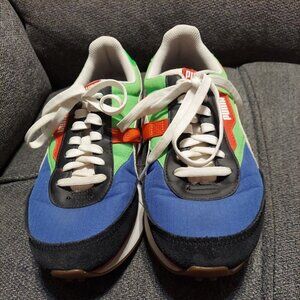 Size 8.5 - PUMA Future Rider‎ Dazzling Blue Tennis Shoes Sneakers Casual Shoes